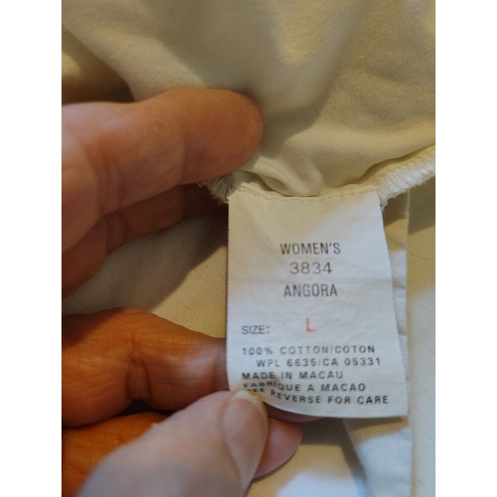 Vintage Woolrich Christmas Holiday Embroidered Button-Down Shirt Women's Large L - Picture 10 of 13